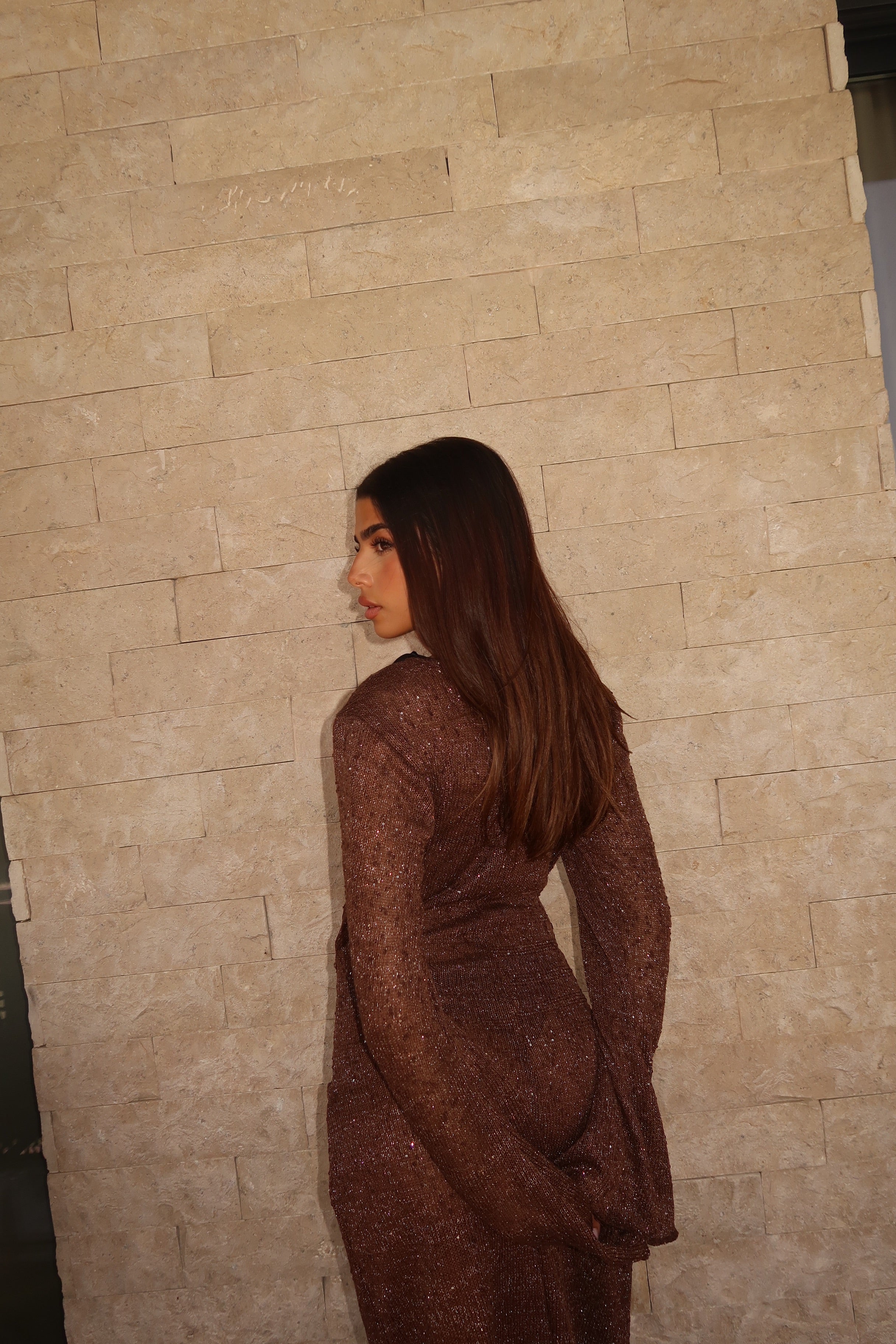 Lumière Dress - Brown