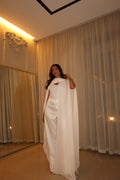 White Layal Cape Set (NEW)