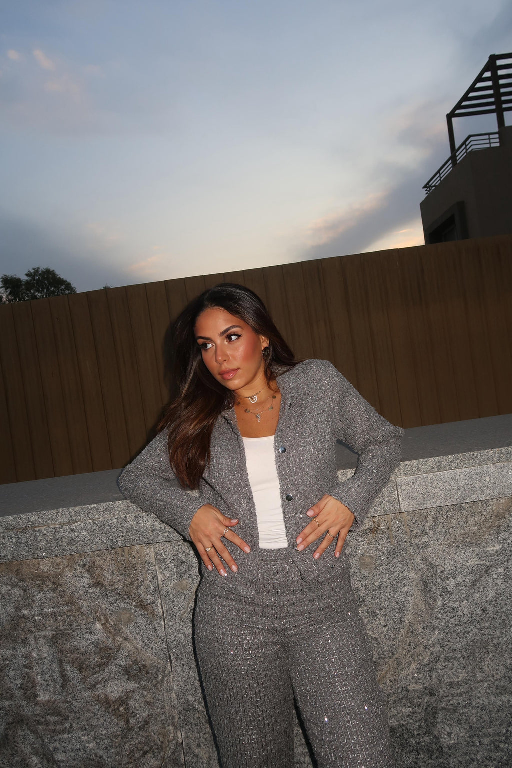 Gray Bling Set