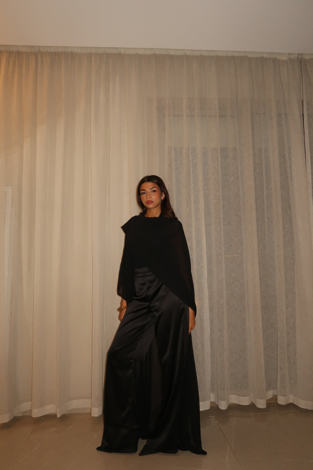 Black Layal Cape Set (NEW)