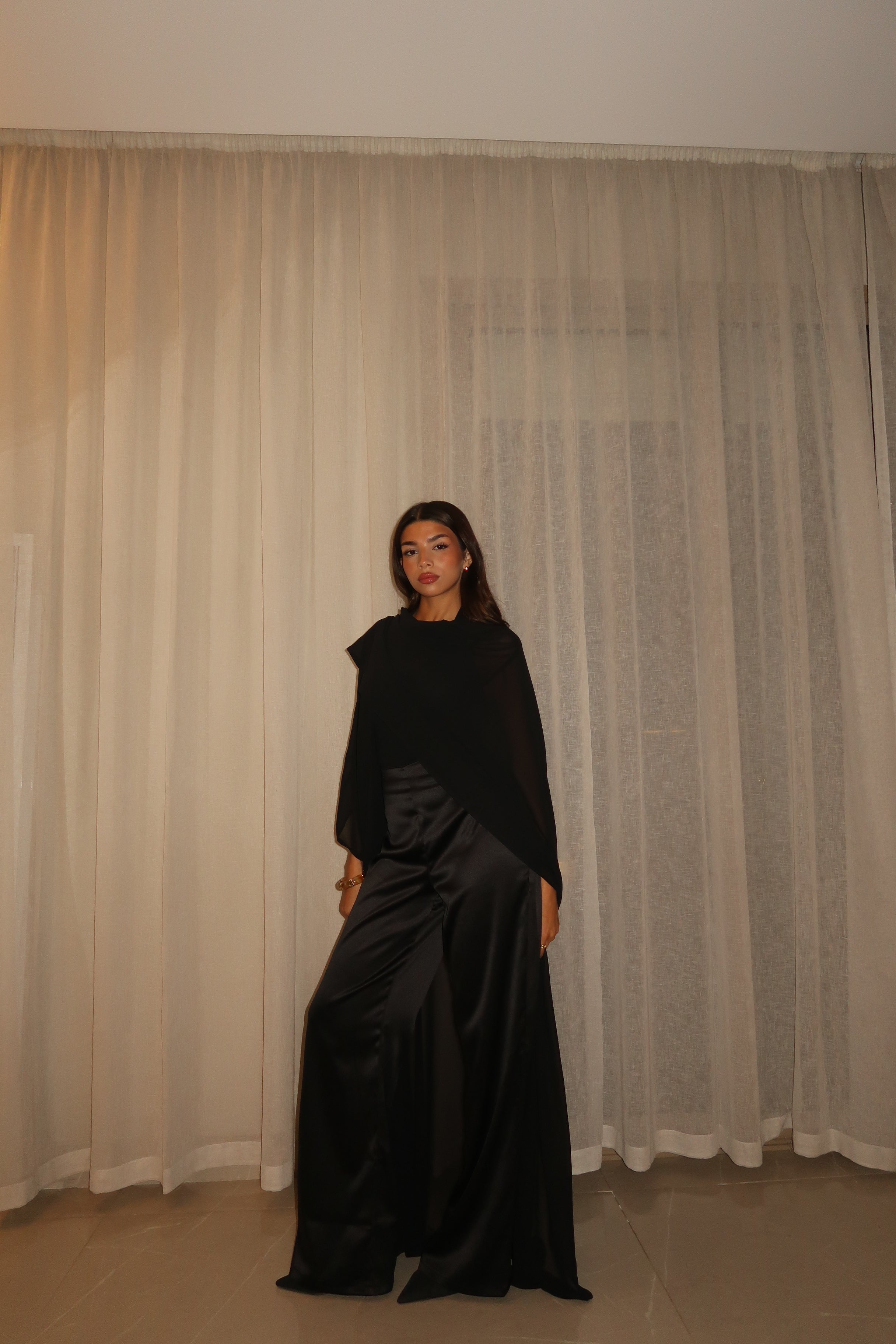 Black Layal Cape Set (NEW)