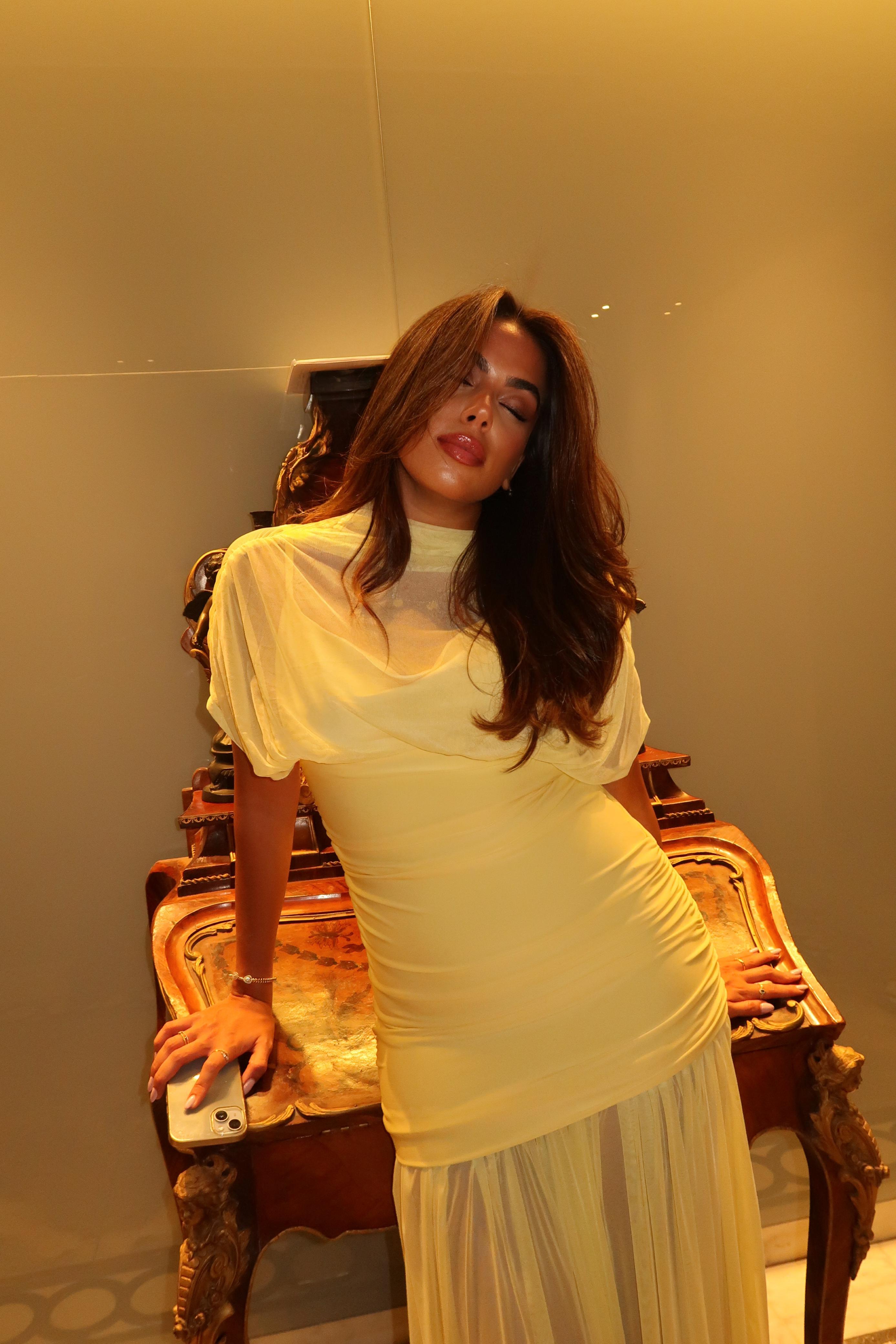 Butter Yellow Oh Polly Dress