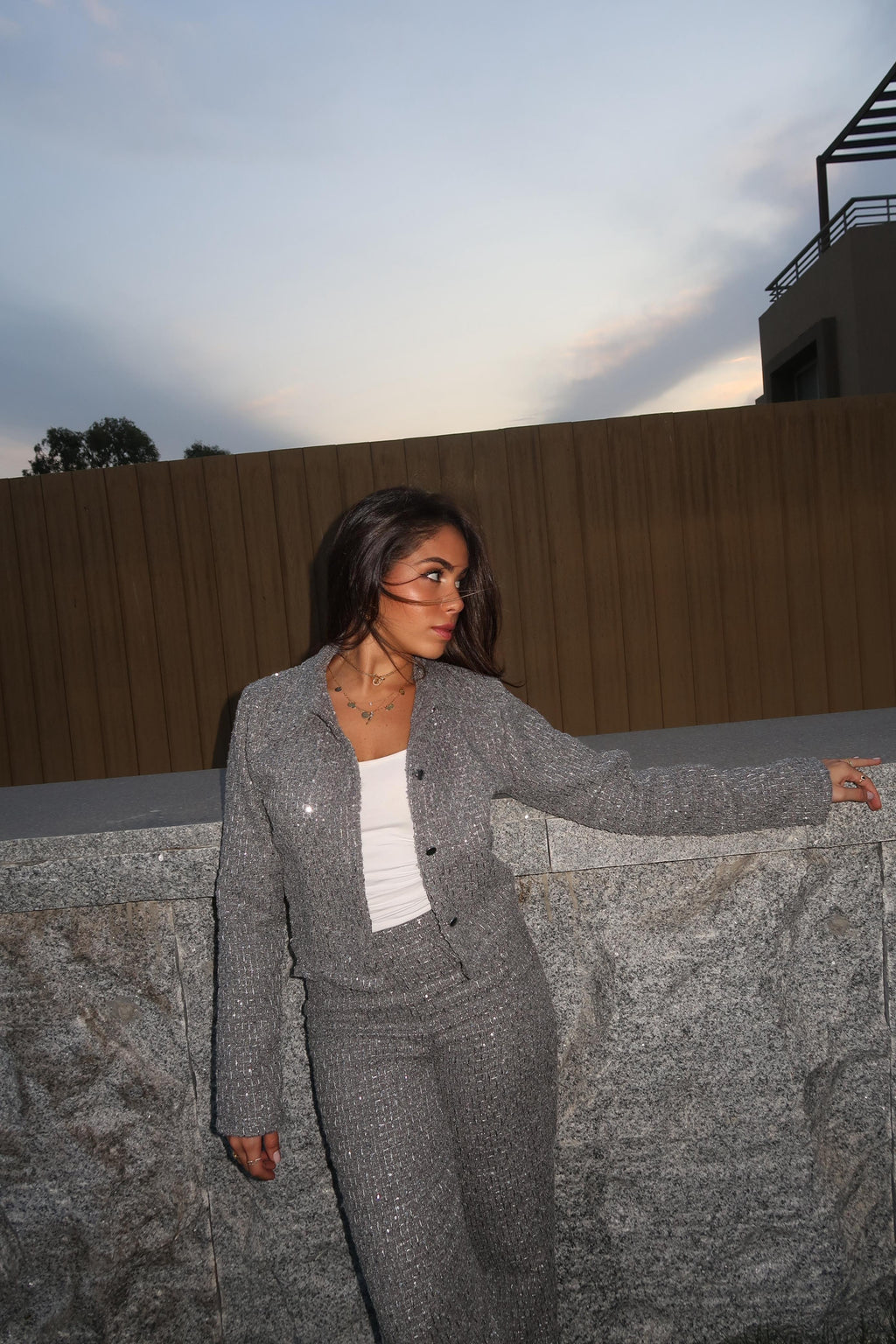 Gray Bling Set