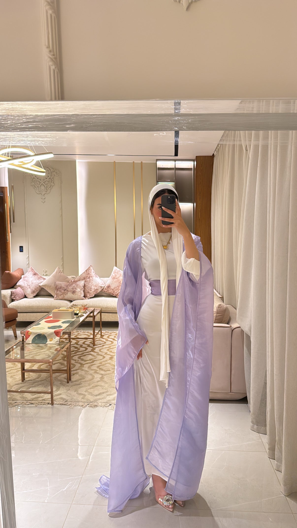 Lilac Kaftan (3 Piece Set)